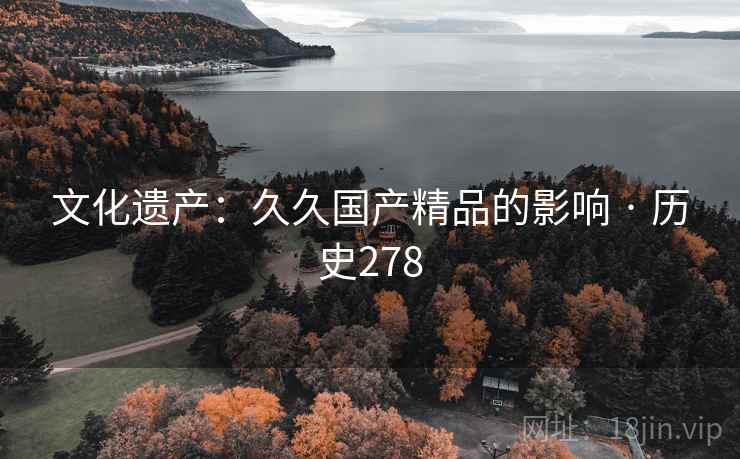 文化遗产：久久国产精品的影响 · 历史278  第2张